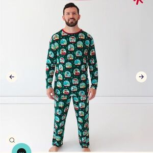 NWT Little Sleepies Disney A Very Pixar Christmas Adult Male / Men's Pajamas